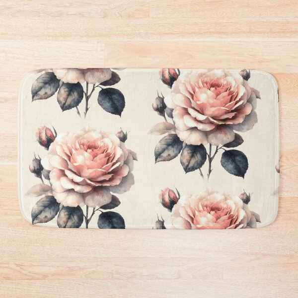 Item preview, Watercolor Rose Blossom - Rose Study - Taupe Background designed and sold by Star-Fragment.