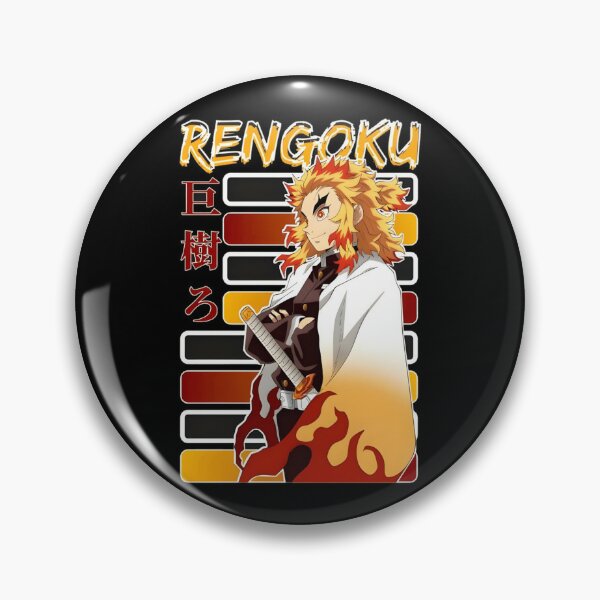 Demon Slayer Pins - Lot of 4-Kyojuro Rengoku, Nezko