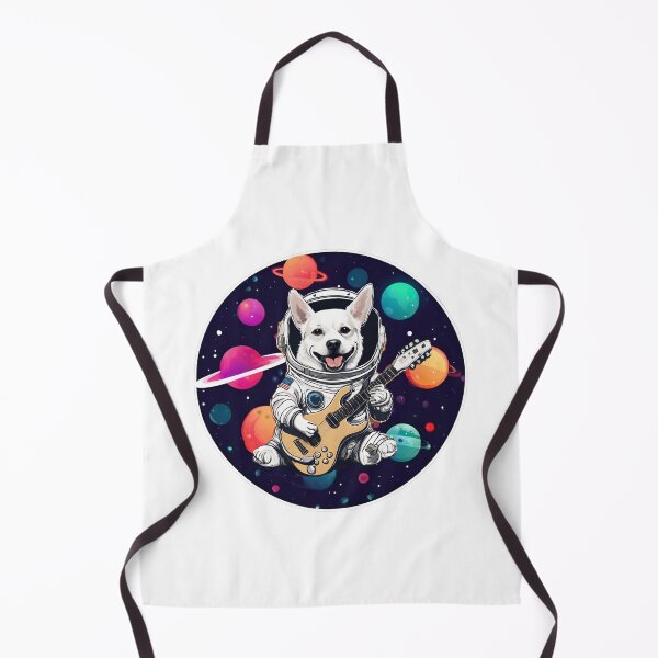 Item preview, GUITARIST SPACE DOG 1 – astronaut dog – space dog - cosmonaut dog- rock dog designed and sold by Musicians-world.