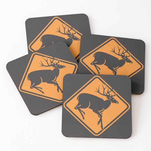 Item preview, Deer Warning Road Sign designed and sold by FlexYourMind.