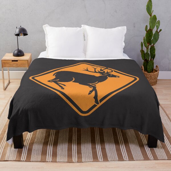 Item preview, Deer Warning Road Sign designed and sold by FlexYourMind.