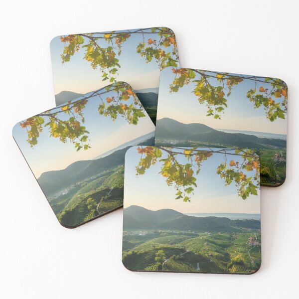 Item preview, Prosecco Hills, vineyards panorama. Valdobbiadene, Italy designed and sold by Stefano Orazzini.
