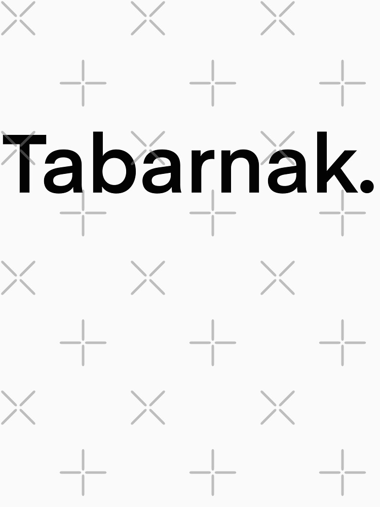 Aperçu 3 sur 3. T-shirt baseball manches ¾ avec l'œuvre Tabarnak créée et vendue par DameAnne.