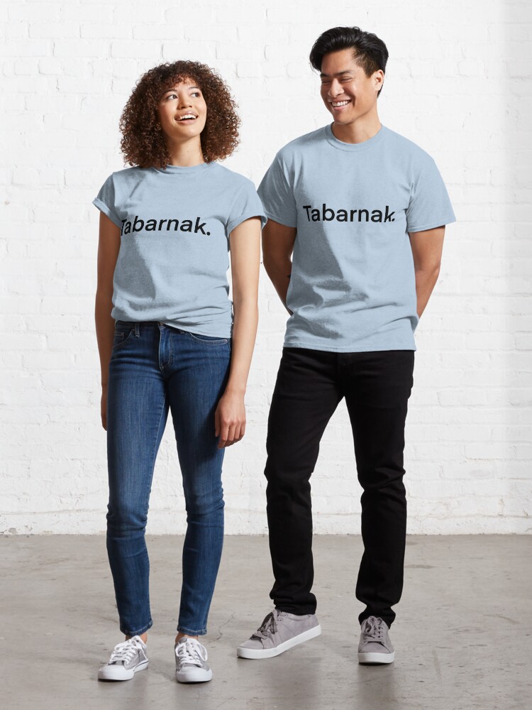 T-shirt classique avec l'œuvre Tabarnak créée et vendue par DameAnne