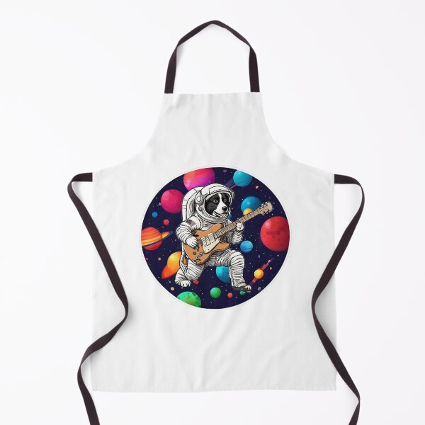 Item preview, GUITARIST SPACE DOG 2 – astronaut dog – space dog - cosmonaut dog- rock dog designed and sold by Musicians-world.
