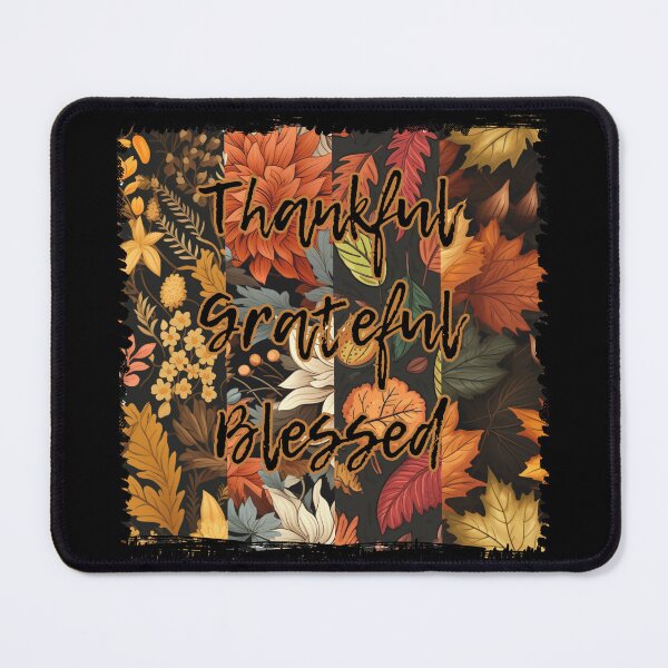 Item preview, Thanksgiving, thankful, grateful, blessed designed and sold by LuckyFamily.