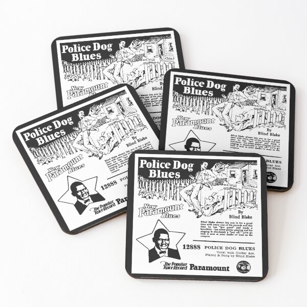 Item preview, Police Dog Blues - Blind Blake : Classic Blues from Paramount Records designed and sold by GenXTees.