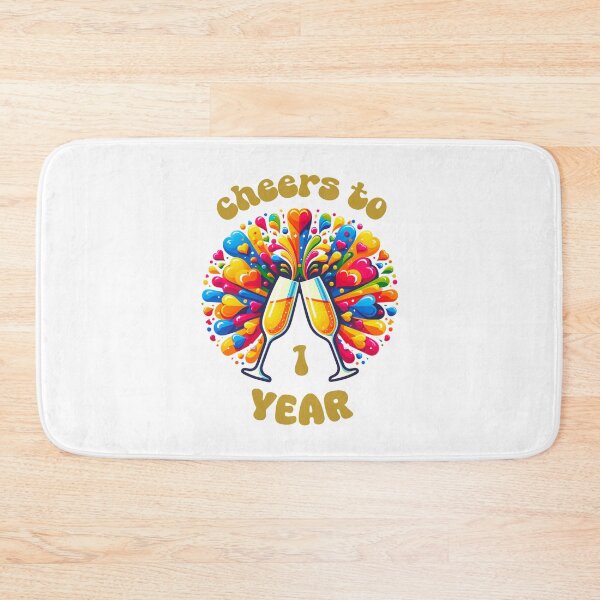 Item preview, Cheers to 1 year Anniversary Celebrating designed and sold by 4TeeToo.