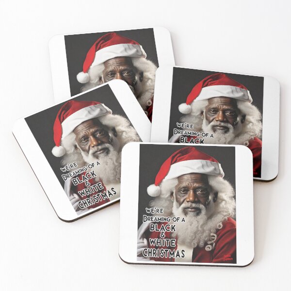 Item preview, Dreaming of a Black and White Chritsmas;  designed and sold by StickerApe.
