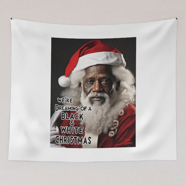 Item preview, Dreaming of a Black and White Chritsmas;  designed and sold by StickerApe.