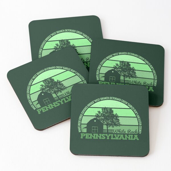 Item preview, White Rock Pennsylvania Sunset Retro Vintage Local Pride Logo designed and sold by CRHPOD20.