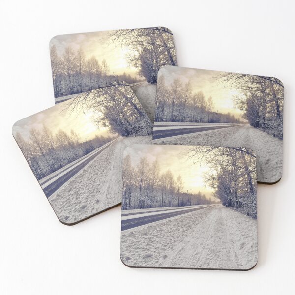 Item preview, Snow covered road on january designed and sold by riku05830.