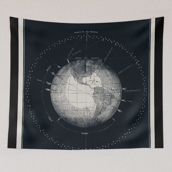 Item preview, Celestial Definitions: Antique Earth Chart designed and sold by EmeraldeaArt.