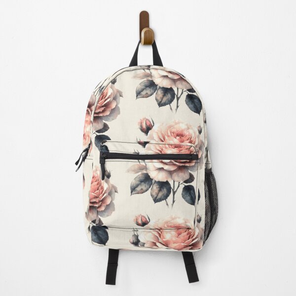 Item preview, Watercolor Rose Blossom - Rose Study - Taupe Background - Different Pattern designed and sold by Star-Fragment.