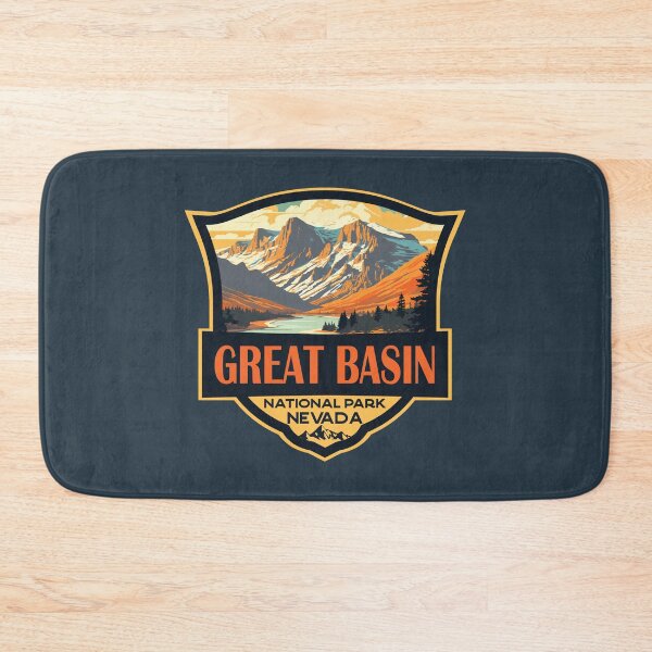 Item preview, Great Basin National Park Illustration Retro Badge designed and sold by KrisSidDesigns.