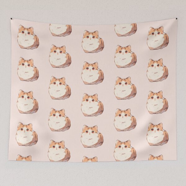 Item preview, Cute Kawaii Big Kitty Happy Cat designed and sold by CozyKawaiiArt.