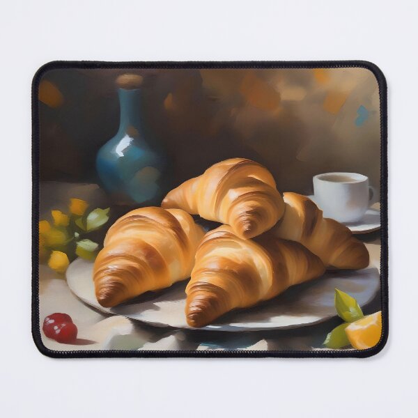 Item preview, Fresh morning coffee and crunchy croissants. designed and sold by WildLadyWood.