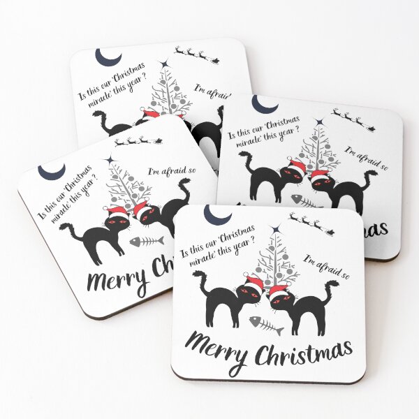 Item preview, Christmas cats miracle designed and sold by PiotrRoguski.