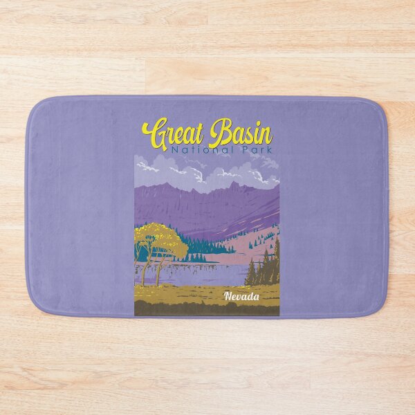 Item preview, Great Basin National Park Illustration Travel Art Vintage designed and sold by KrisSidDesigns.