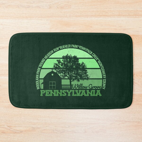 Item preview, Willow Grove Pennsylvania Sunset Retro Vintage Local Pride Logo designed and sold by CRHPOD20.