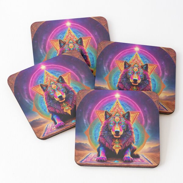 Item preview, Wolf Spirit: Sacral Cosmic Vibes designed and sold by ZION-E-Store.