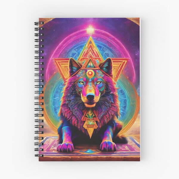 Item preview, Wolf Spirit: Sacral Cosmic Vibes designed and sold by ZION-E-Store.