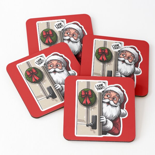 Item preview, I SAW THAT meme Santa Claus designed and sold by plushism.
