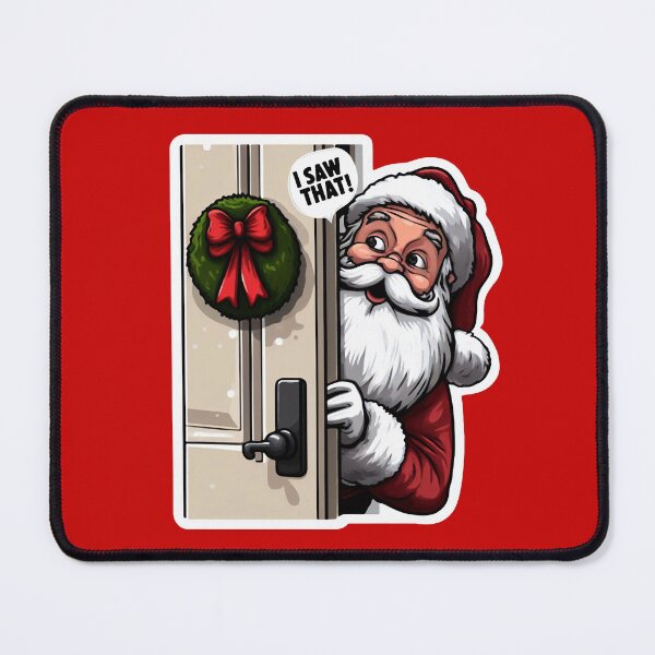 Item preview, I SAW THAT meme Santa Claus designed and sold by plushism.