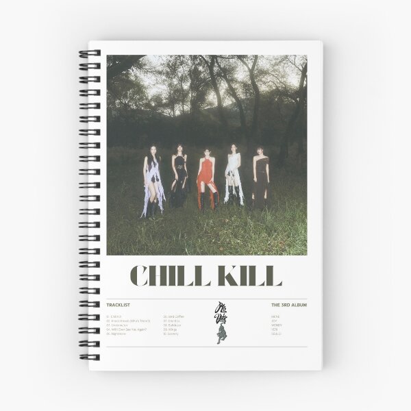 Item preview, RED VELVET Chill Kill tracklist (ver. 2) designed and sold by holkiepolkie.