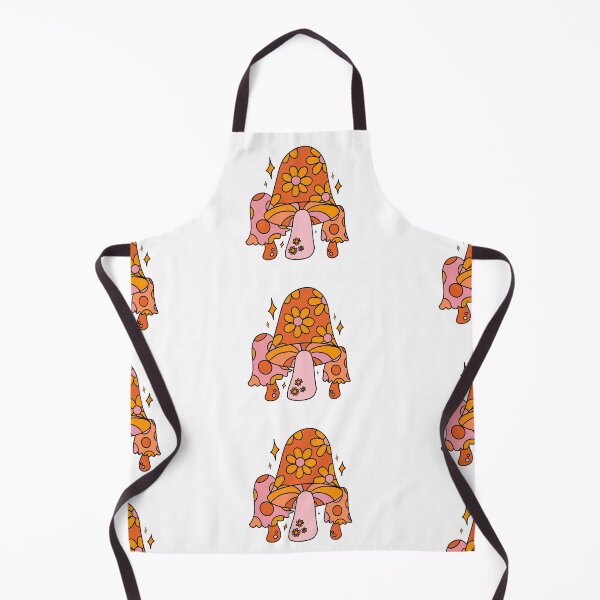 Item preview, Mushrooms with Flowers (pink and orange) designed and sold by Lily Ryan Stoltz.