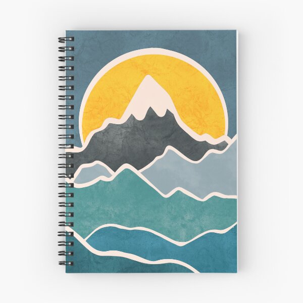 Item preview, paisaje de montaña azul designed and sold by Chigurena.