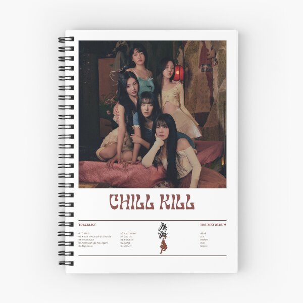 Item preview, RED VELVET Chill Kill tracklist (ver. 3) designed and sold by holkiepolkie.