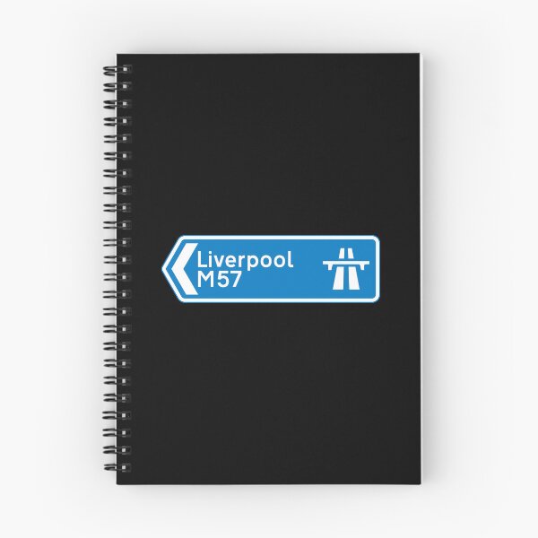 Item preview, Liverpool Bound - Blue M57 Motorway Sign designed and sold by WilliamsonMedia.