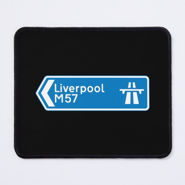 Item preview, Liverpool Bound - Blue M57 Motorway Sign designed and sold by WilliamsonMedia.