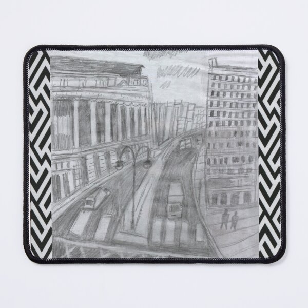 Item preview, Cityscape BlackWhite designed and sold by mila-ola.