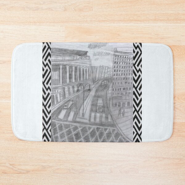 Item preview, Cityscape BlackWhite designed and sold by mila-ola.