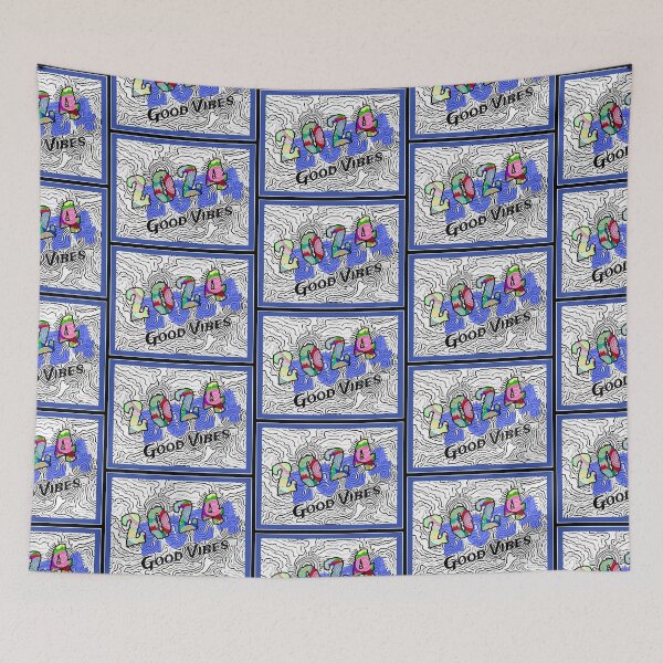 Item preview, 2024 Good Vibes - a colorful year is just around the corner designed and sold by kikidu21.