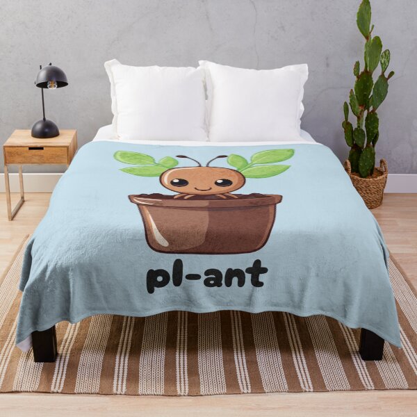 Item preview, pl-ant - the ant and plant punny cross designed and sold by Sir Meow Meow.