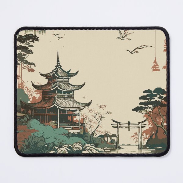 Item preview, Asian tea house designed and sold by UrbanHedgehog.