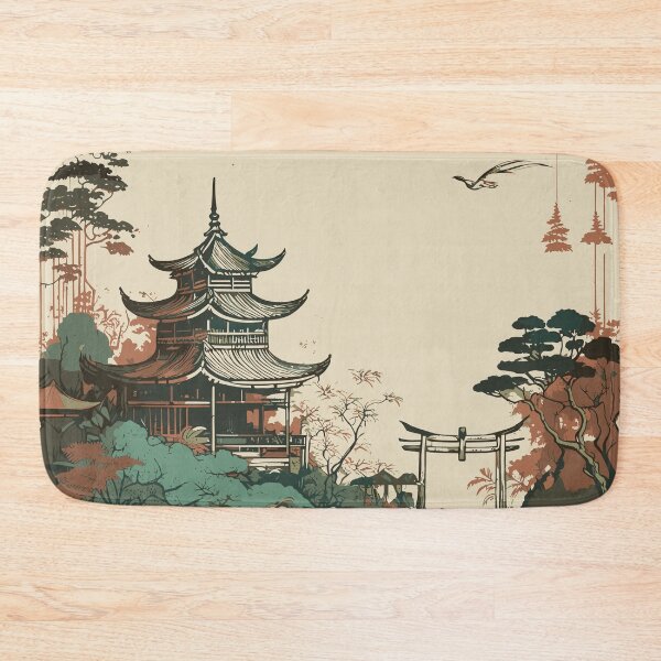 Item preview, Asian tea house designed and sold by UrbanHedgehog.