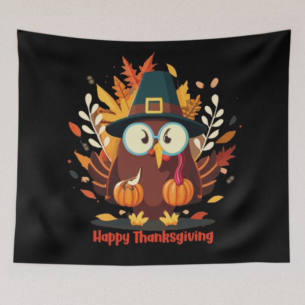 Item preview, Happy Thanksgiving unique graphics designed and sold by LuckyFamily.