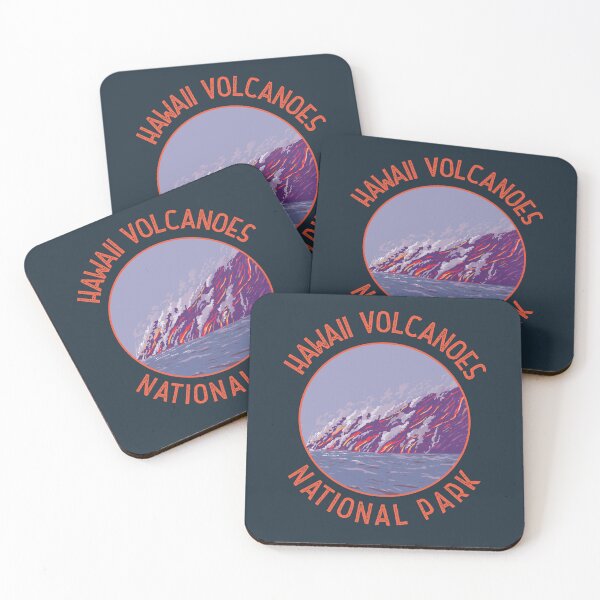 Item preview, Hawaii Volcanoes National Park Retro Distressed Circle designed and sold by KrisSidDesigns.