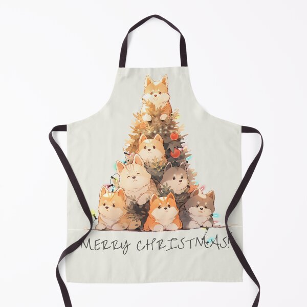 Item preview, Stacked Dogs Merry Christmas designed and sold by cetakulang.