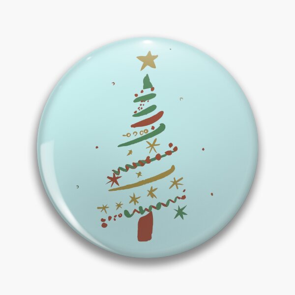 Item preview, Christmas Tree Brushstrokes, A Festive and Colorful design designed and sold by tawscolors.