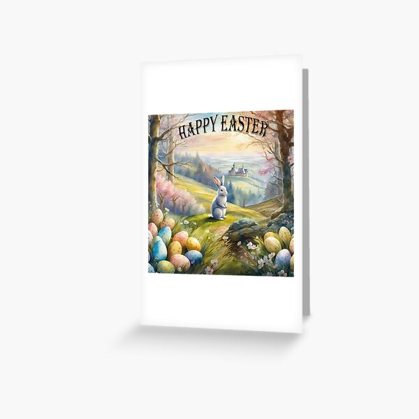 Item preview, easter card designed and sold by AIartistIT.