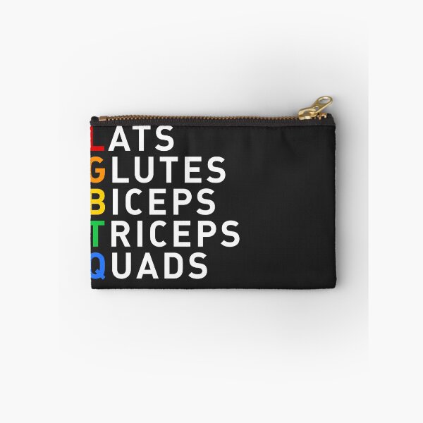 Item preview, Copie de Lats Glutes Biceps Triceps Quads LGBT flag gym outfit designed and sold by DefauItCube.