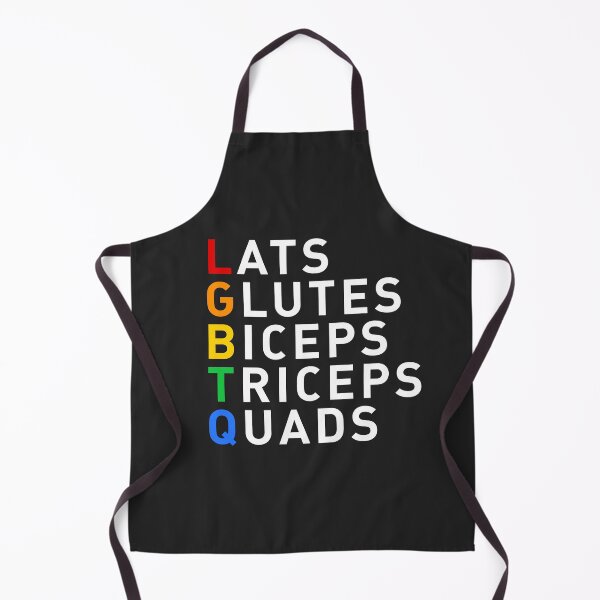Item preview, Copie de Lats Glutes Biceps Triceps Quads LGBT flag gym outfit designed and sold by DefauItCube.