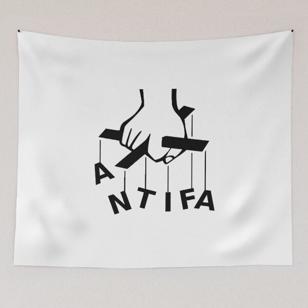 Item preview, antifa are just puppets. designed and sold by Thorbo99.