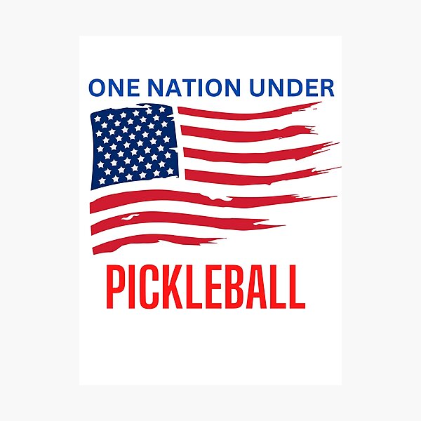 Item preview, Pickleball One Nation Under Pickleball designed and sold by CherylAvola.