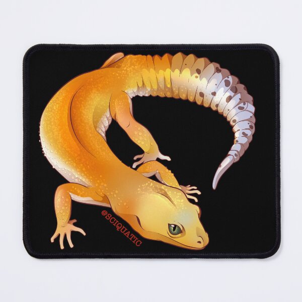 Item preview, Blood Tangerine Leopard Gecko illustration by @Sciquatic designed and sold by Sciquatic-Arts.